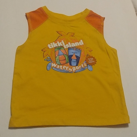 Kid connection short set size 3T Orange, yellow, blue and white. For spring - Picture 3 of 5